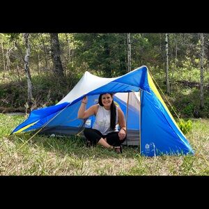 Serra Black and Yellow Camping Tent